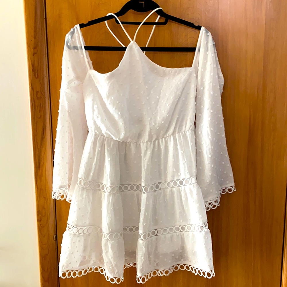 TOBI white flowy dress